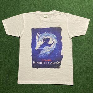 Studio GHIBLI Spirited Away London Live T-Shirt White (Unsized, Est. Small)